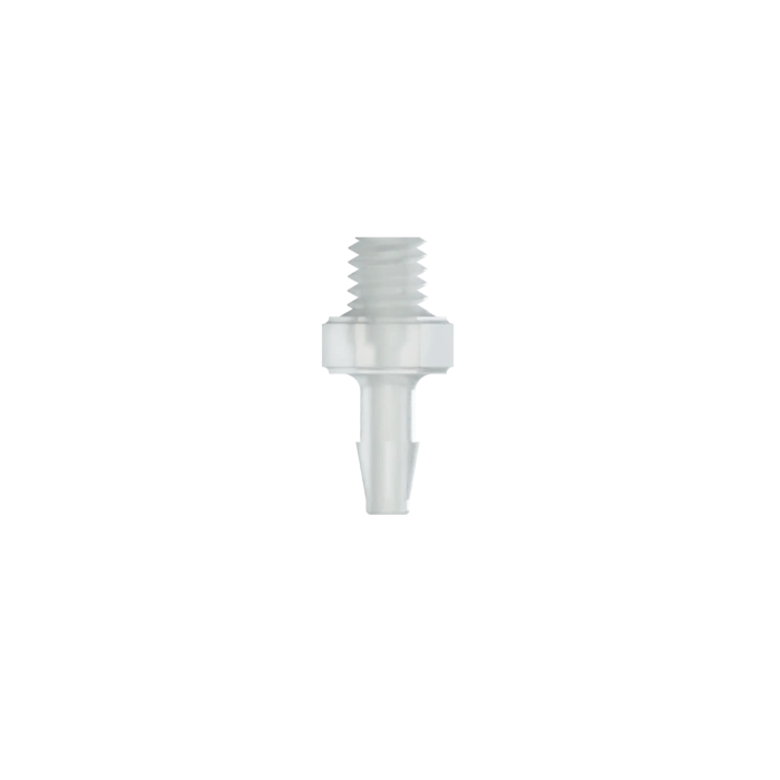 RACCORD FILETE 10-32 / BARB POUR TUBE ØI 2.4mm - PVDF