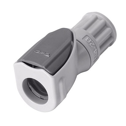 COUPLEUR FEMELLE AVEC CLAPET ZERO GOUTTE / TARAUDE 1/4-28 - PP/EPDM