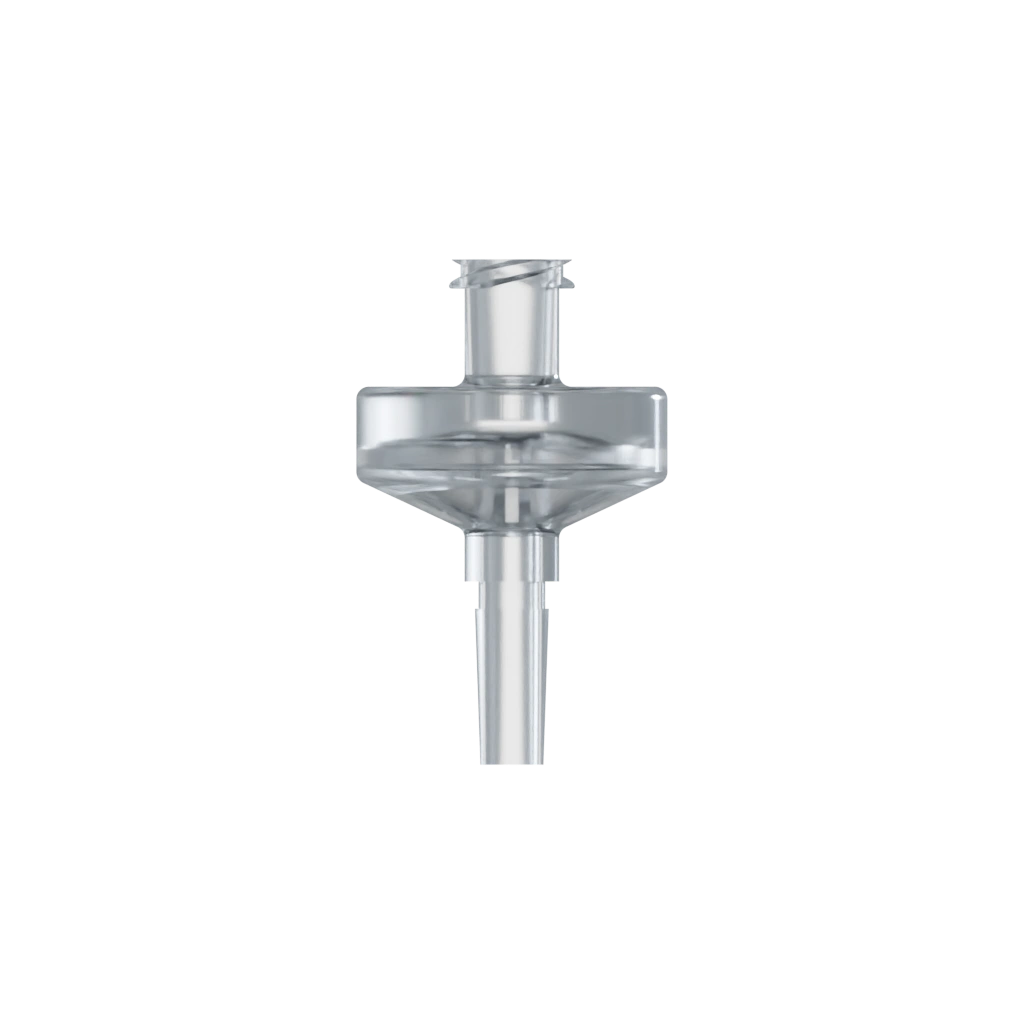 CHECK VALVE CP 35mbar - FLL / MALE LUER - CLEAR PC