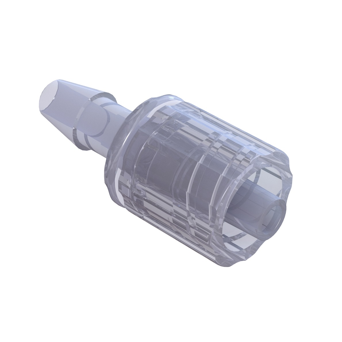 LLM MOBILE AUTOBLOQUANT / BARB HF POUR TUBE ØI 4.0mm - PC RAD.