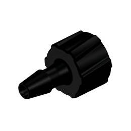 LUER LOCK FEMELLE POUR TUBE ØI 3.2mm NYLON NOIR