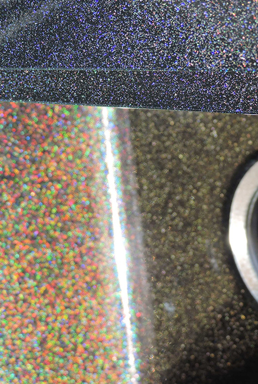 Rainbow colour sink