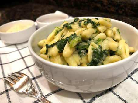 Cavatelli and Spinach