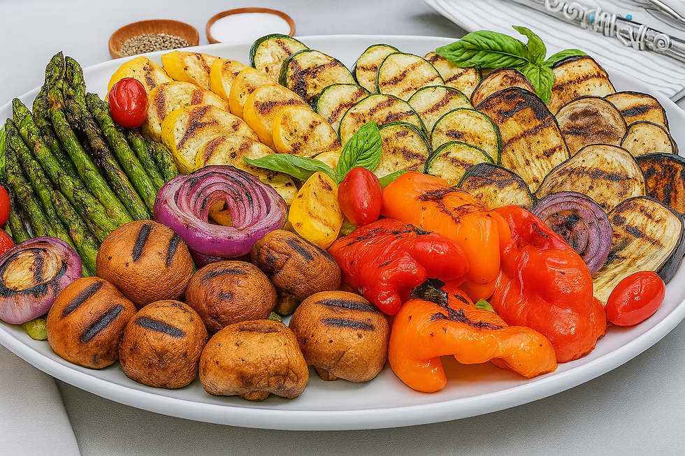 It’s summer on a platter. Grilled Vegetables are easy to make, full of flavor, and perfect with almost everything. Leftovers? Even better.