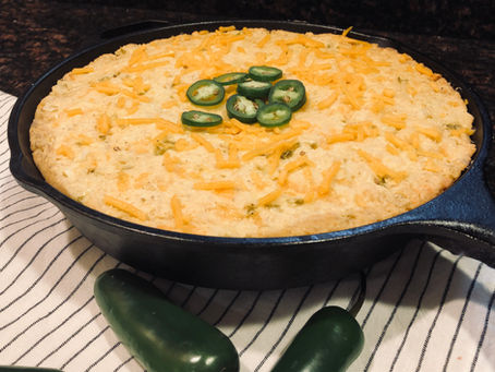 Skillet Cheddar-Jalapeno Cornbread