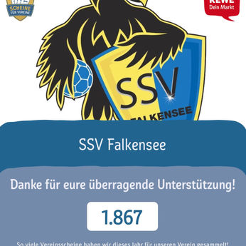 Dankeschön für 1867 Vereinsscheine