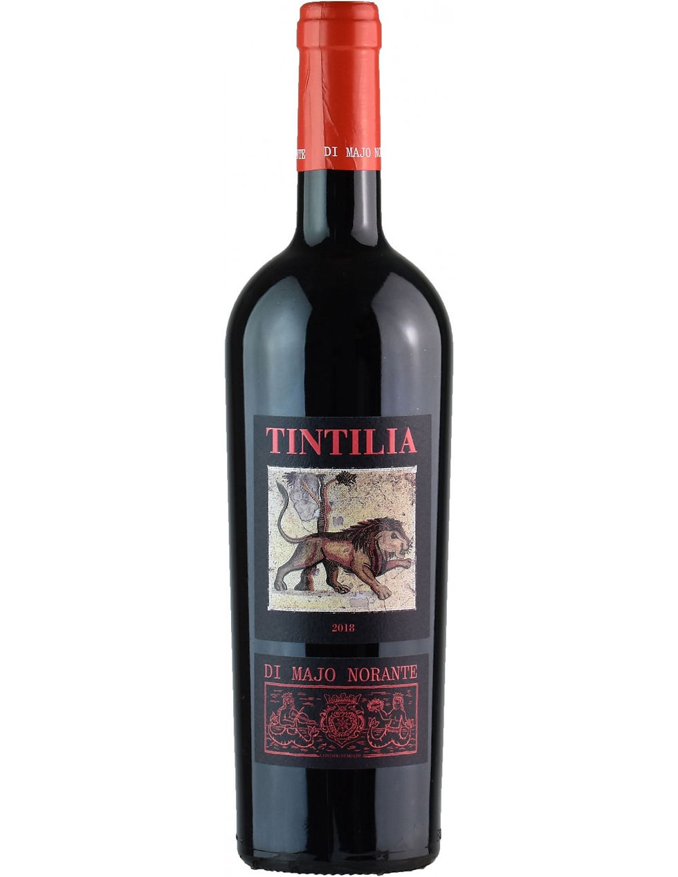 Bottiglia di vino rosso Tintilia del Molise delle cantine "Di Majo Onorante" di Campomarino (Cb)