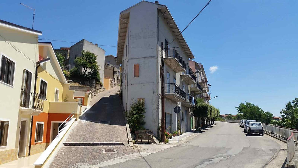 Un bivio di San Felice del Molise