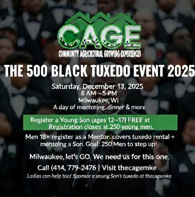 MMM with Cage 500 Black Tuxedos Event - Final Registration Call