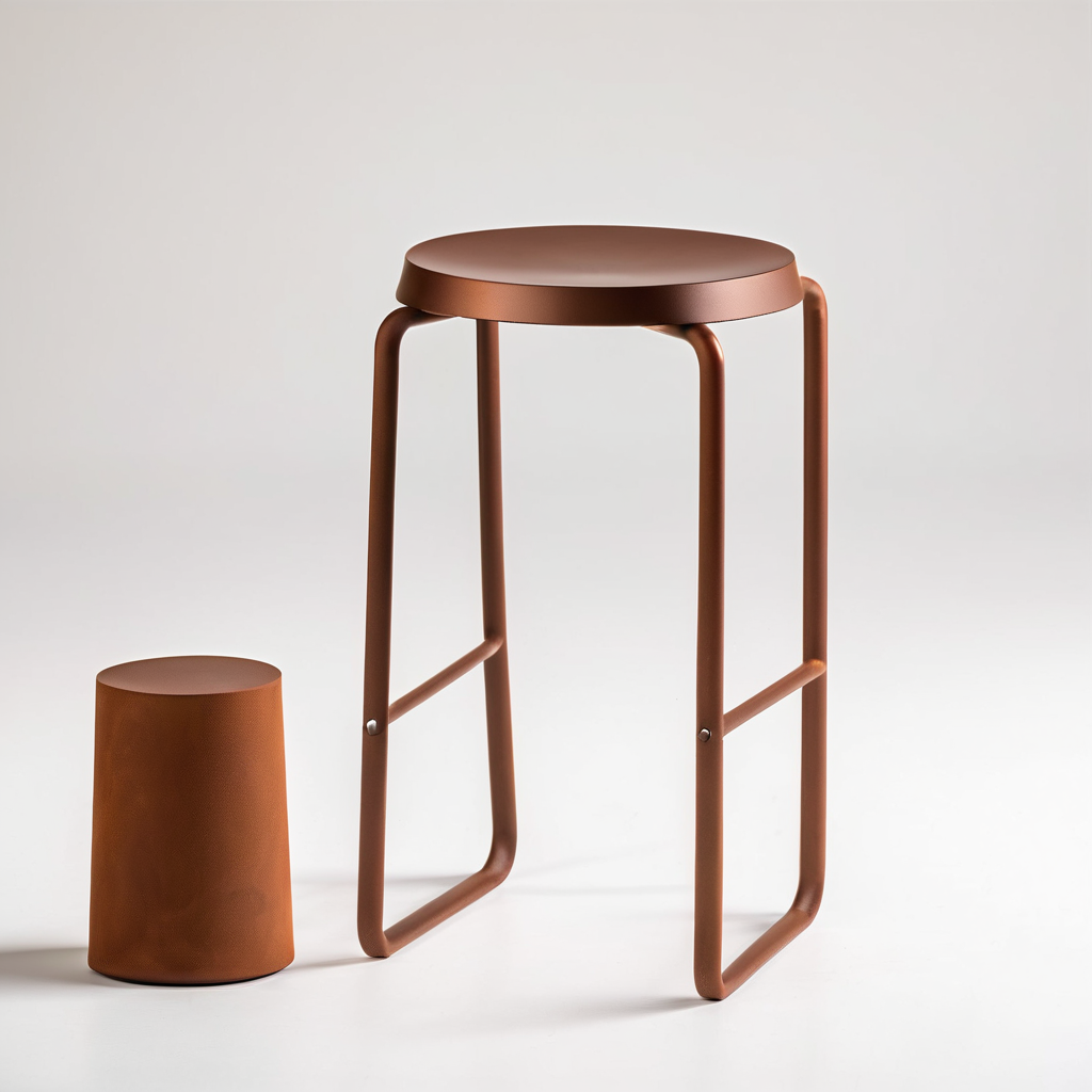 Bespoke Corten Stool