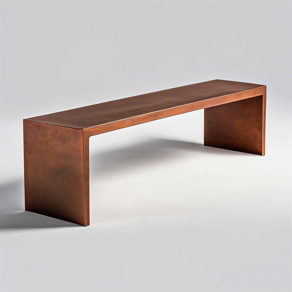 Corten Steel Bench
