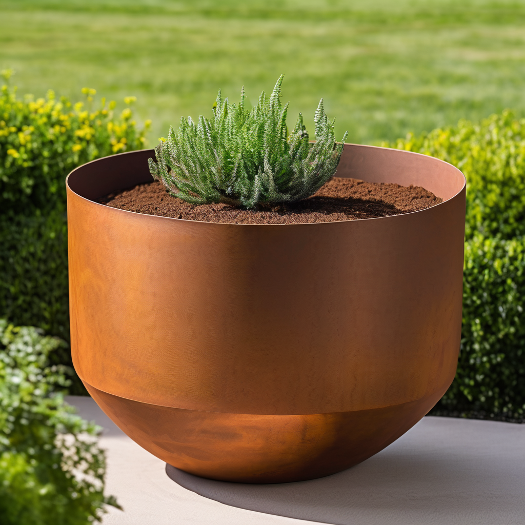 Elegant Corten Planter