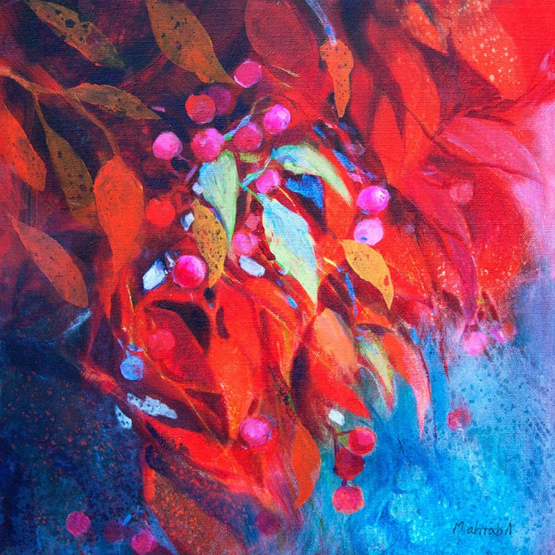 Pink berries