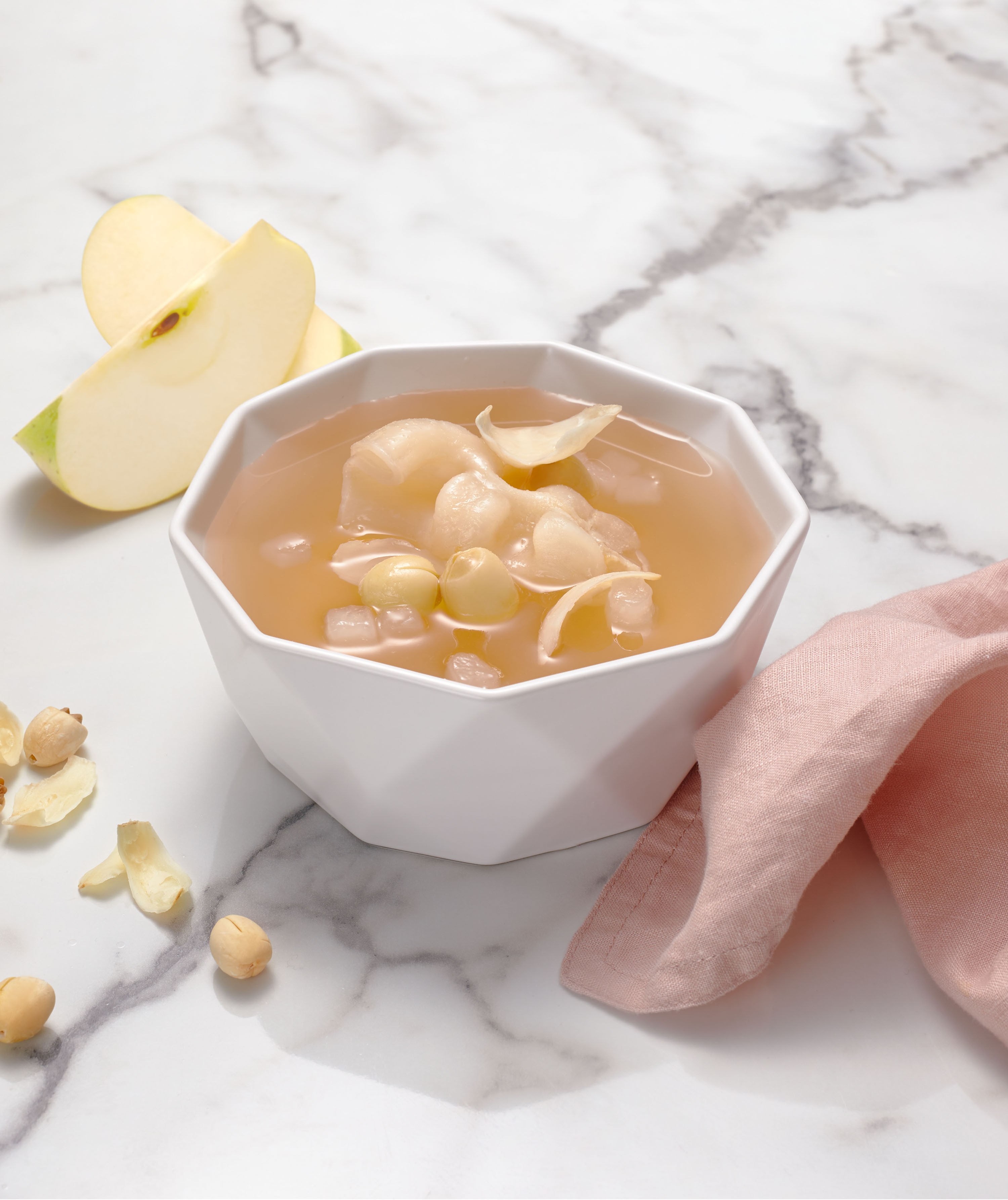 F05 王林蘋果清心丸燉花膠 (甜品)