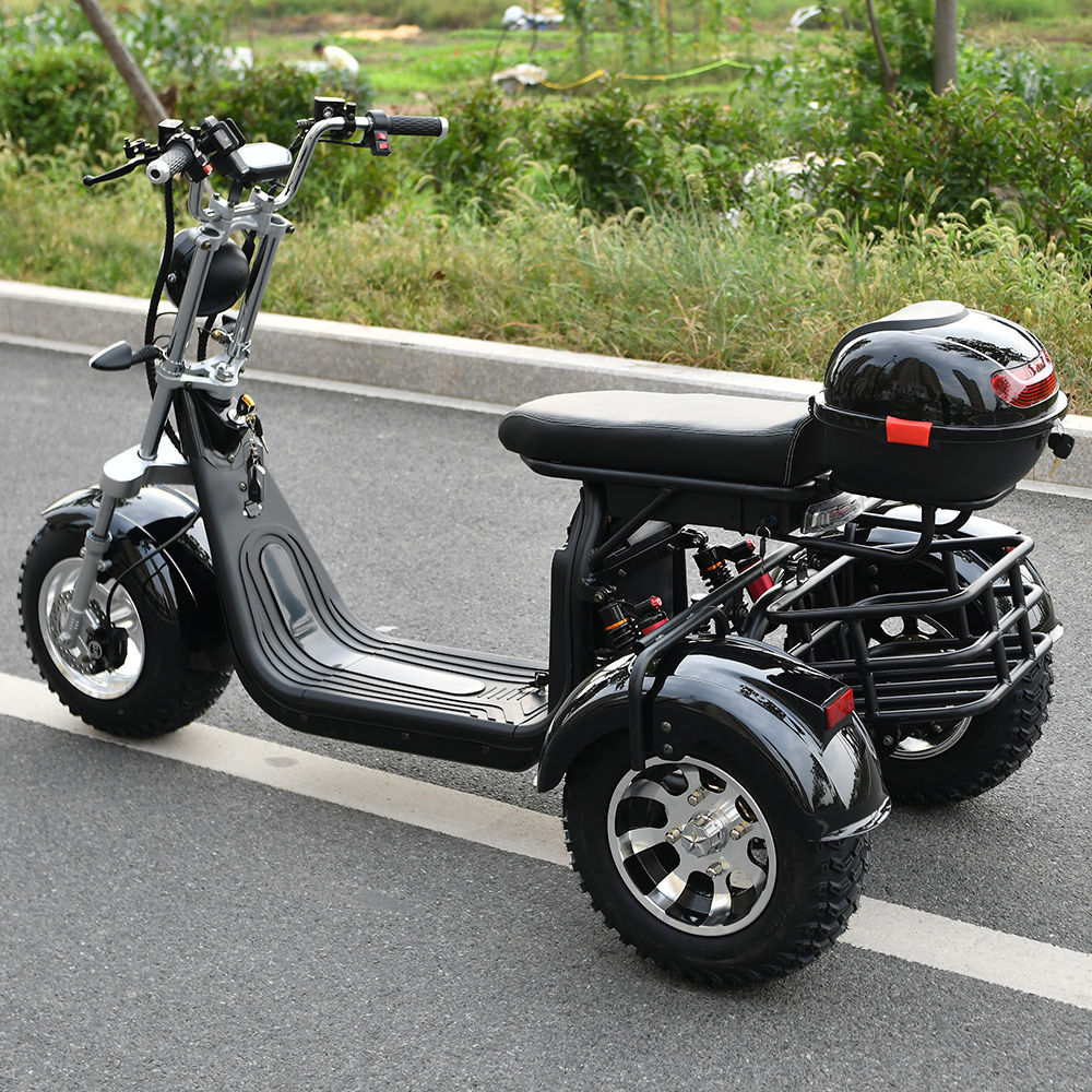 Adult Electric 3 Wheel Scooter 2000W Motor Max Speed 29 MPH