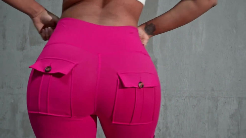 Thumbnail: 5-Pack Women's High Waist , Sports Leggings With 4 Pockets