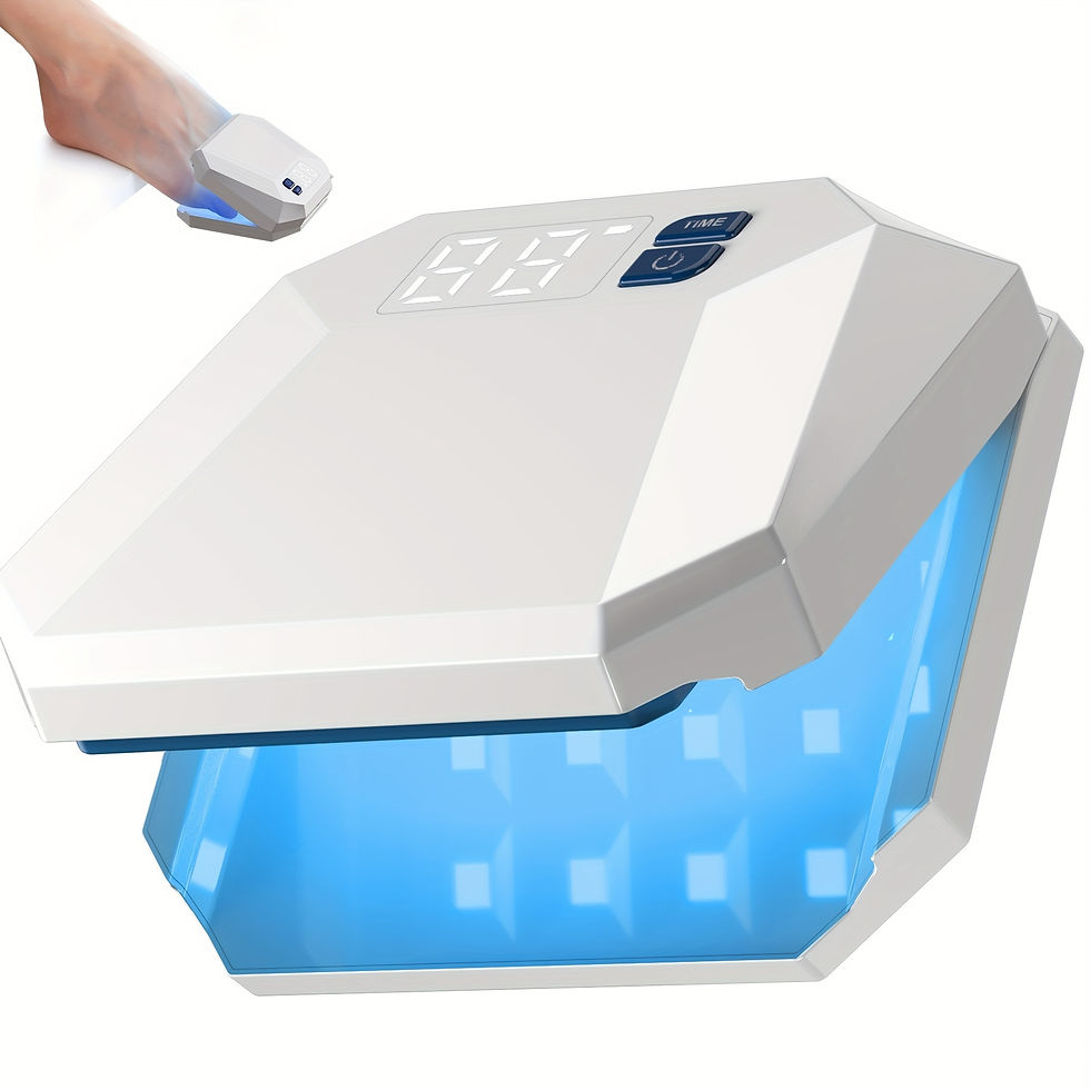 Nail Light Cleaning Device - For Multiple Toenails & Fingernails, Nail Solution 