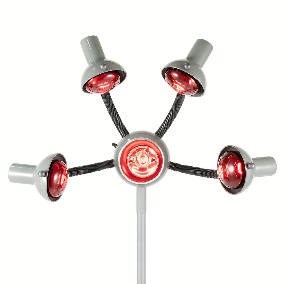 Thumbnail: 5 Head Infrared Lamp Standing Heater for Hair Color Processor