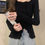 Thumbnail: Casual Slim Ear Edged Long Sleeve 