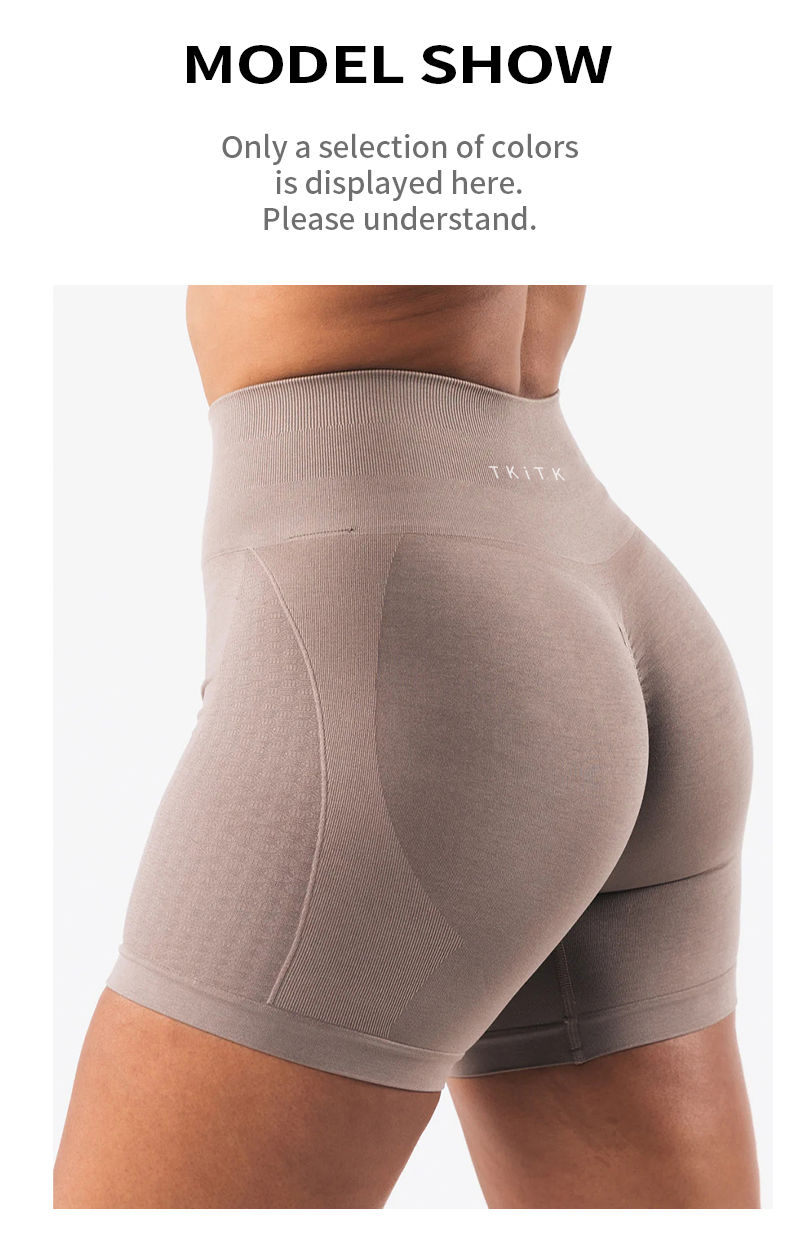 Thumbnail: 2Pcs Shorts Women Soft Workout Tights 