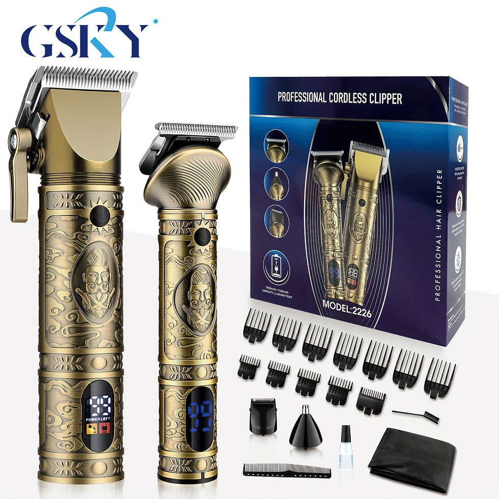 Cordless Hair Clippers for Men Professional - Electric Shavers, Beard Trimmer