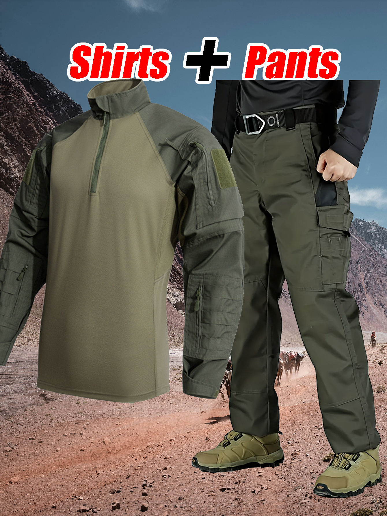 Men's Tactical Clothing Long Sleeve Ripstop