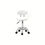Thumbnail: Round Bar Stool with Back and Lines Adjustable Height Rotation Salon Stool