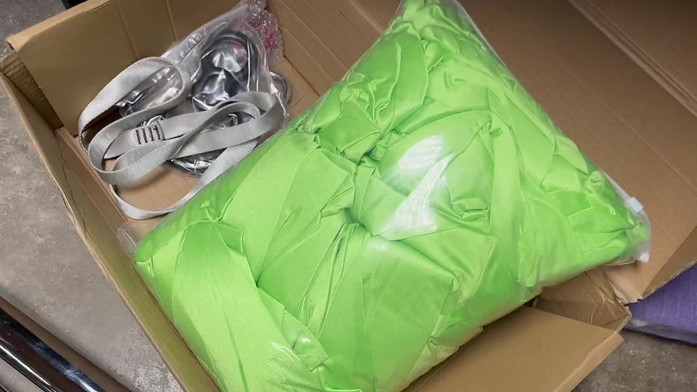 Thumbnail: 9.6 FT/115.3 Inch Adjustable Height Aerial Yoga Frame & Yoga Hammock