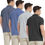 Thumbnail: 5 Pack Men's Polo Shirts Quick Dry Short Sleeve Golf T