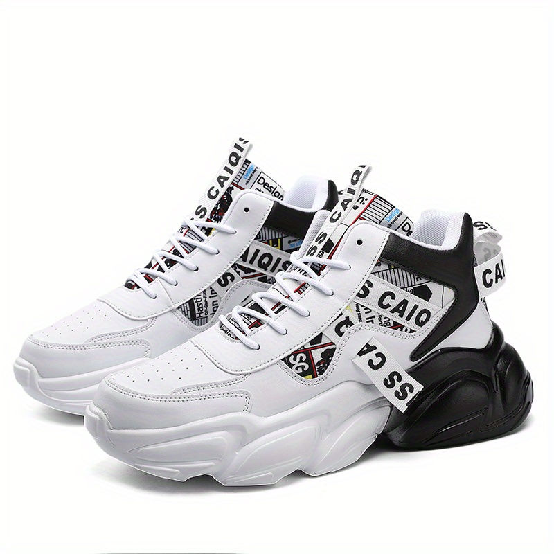 Thumbnail: High-Top Basketball Sneakers - Lightweight, Breathable Mesh