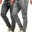 Thumbnail: 2 PCS Mens Jogging Sweatpants Slim Fit 