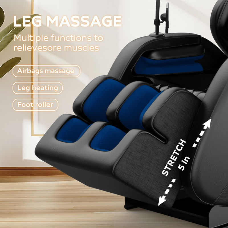 Thumbnail: Full Body Air Pressure Zero Gravity Massage Chair Recliner with Foot Massage