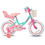 Thumbnail: Unicorn Girls Bike for Kids Ages 2-9, Training Wheels, Streamers, Basket Doll