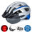 Thumbnail: Road Bike Helmet for Men Women Visor Goggles LED Rear Light 
