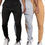 Thumbnail: 3 Pcs Men's Deep Pockets Jogger Sweatpants 