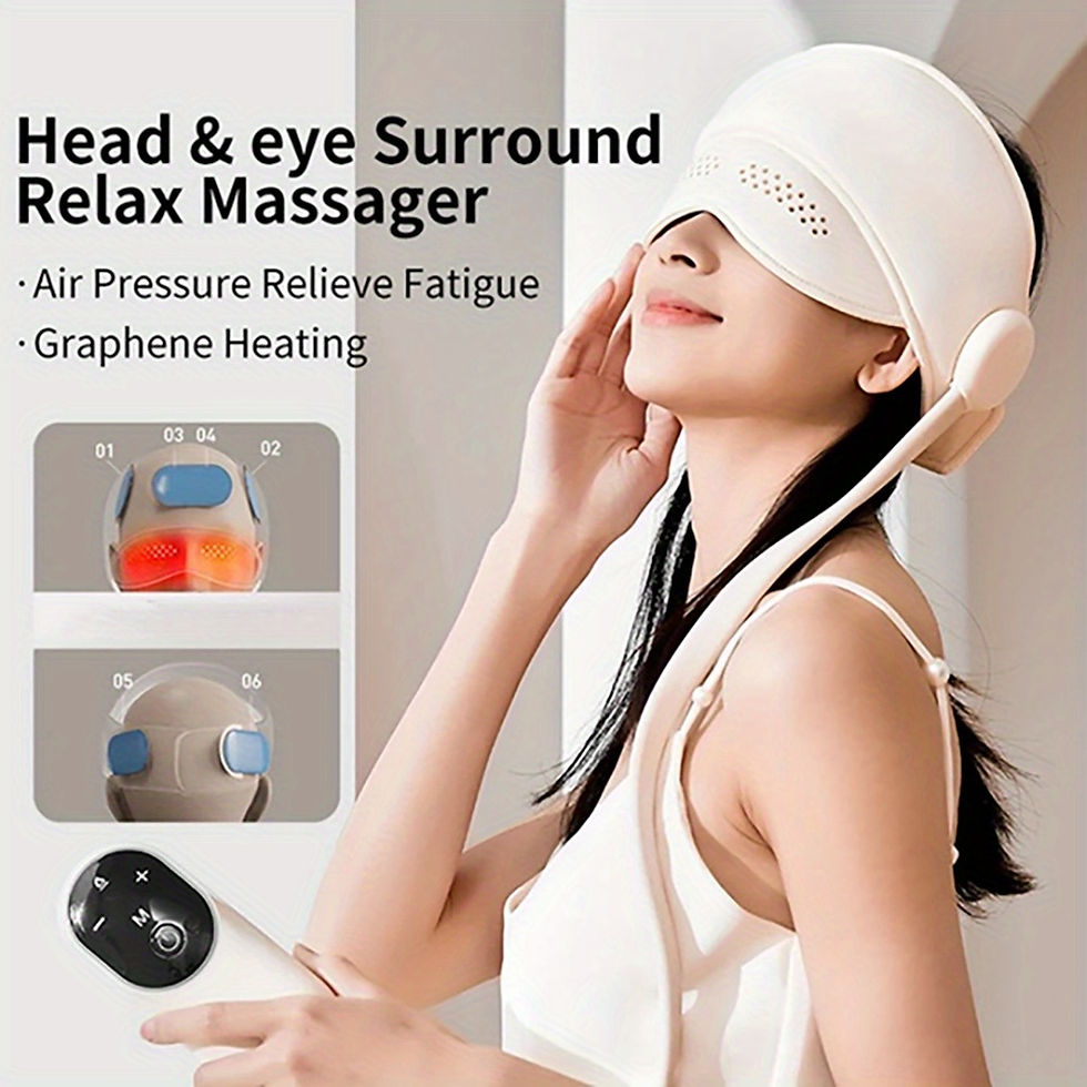 Thumbnail: Electric Head Massager, Scalp Massager Head Compress Air Bag Massager with Heat 