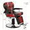 Thumbnail: Heavy Duty Barber Chair Reclining With Headrest,  For Hair Stylists, Tattoo Art