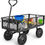 Thumbnail: MAX 660LB Garden Cart Heavy Duty Wagon 