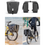 Thumbnail: MTB Bicycle Carrier Bag Rear Rack Trunk Bag Luggage Pannier 