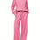 Thumbnail: Women'S 2pcs Outfits Lounge Set 2024 Oversized Half Zip Sweatshirt Wide Leg Swea