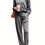 Thumbnail: Casual Solid Color Sporty Pantsuits