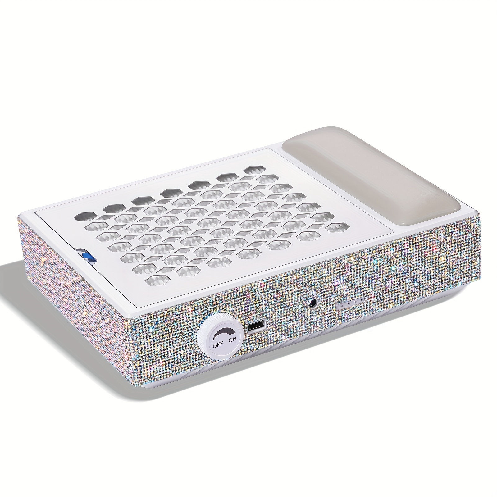 Nail Dust Collector With Reusable Filters, Powerful Vacuum Fan With Disposable F