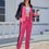 Thumbnail: Women's 2pcs Tracksuit Full Zip-Up Jogger Sweatsuits