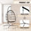 Thumbnail: Hanging Egg Chair with Stand 