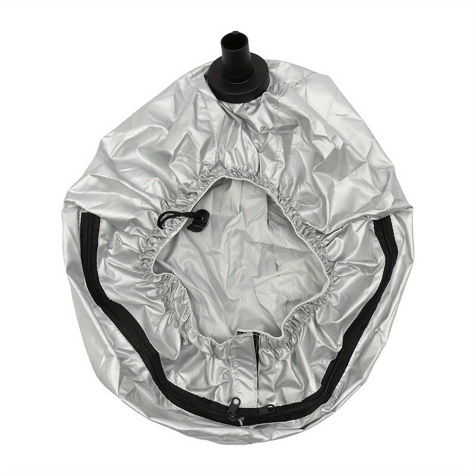 Thumbnail: 10 Pcs Professional Hair Dyeing Kit - Nano Hair Steamer Vertical Hat for Salon