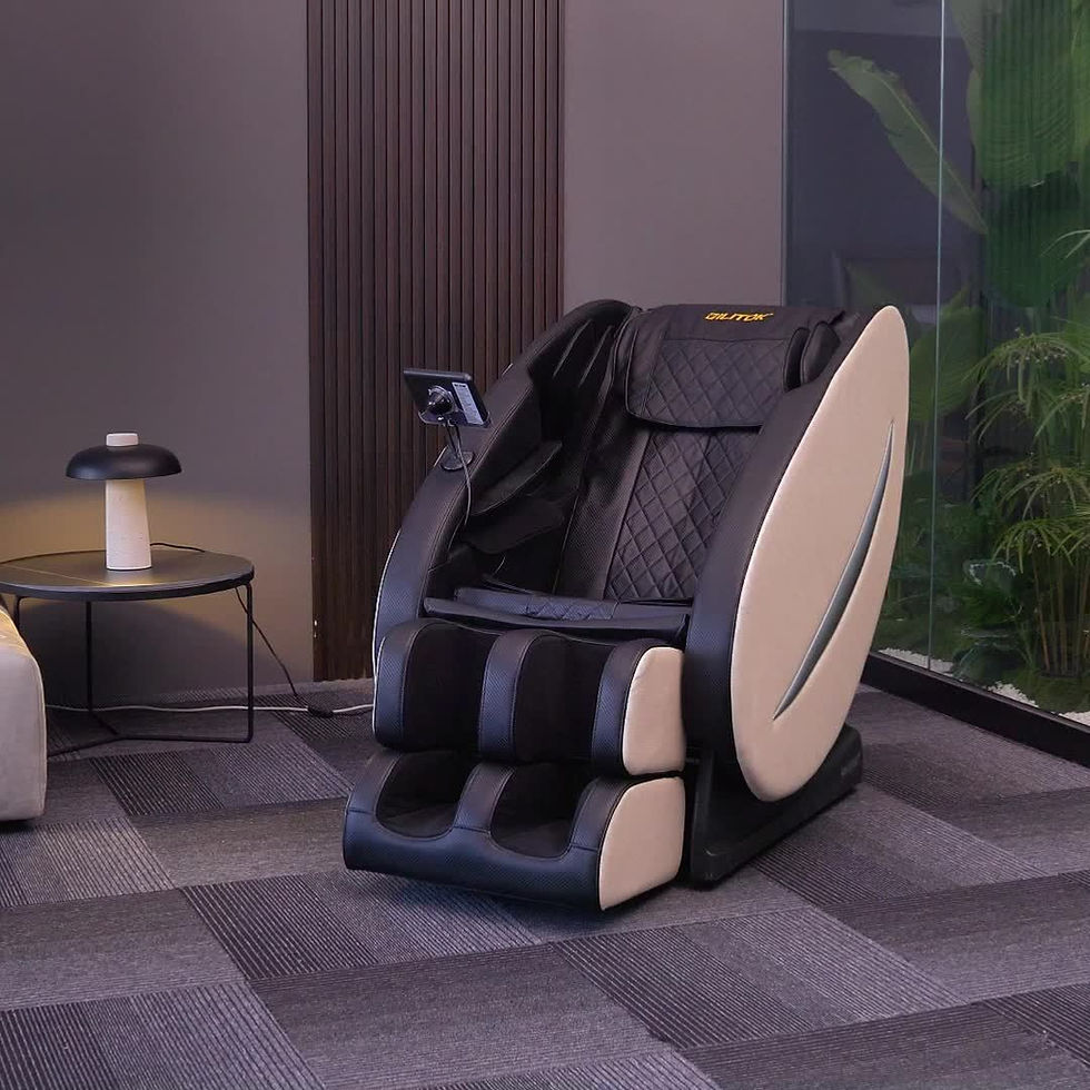 Thumbnail: Full Body Massage Chair Recliner - Zero Gravity, Heating, Speaker, Airbags, Foot