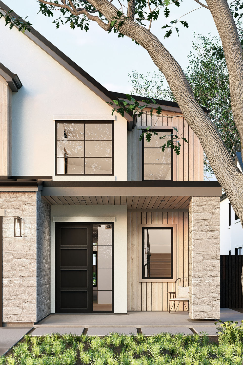 Modern home in menlo park, california