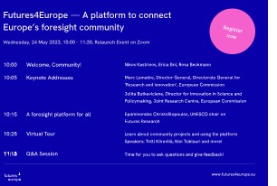 Project Result Preview - Agenda - Relaunch Futures 4 Europe platform