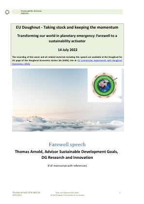 Project Result Preview - Farewell of a sustainability activator