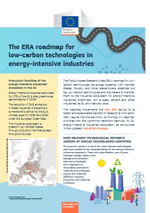 Project Result Preview - The ERA roadmap for low-carbon technologies in energy-intensive industries